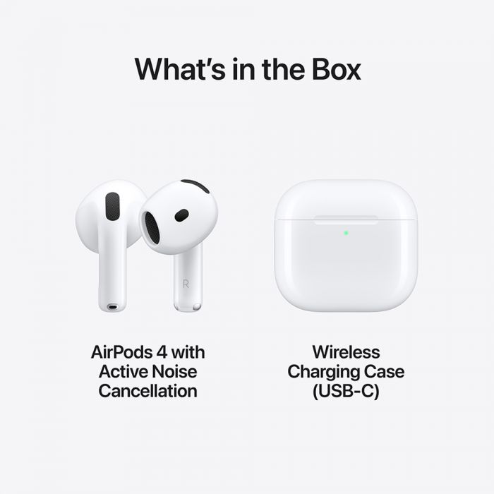 Apple AirPods 4 Wireless Earbuds Noise Cancellation