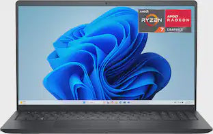 Dell 15.6" 2K Touchscreen Laptop – Intel 13th Gen i7 1355U, 16GB, 512GB SSD, Carbon Black