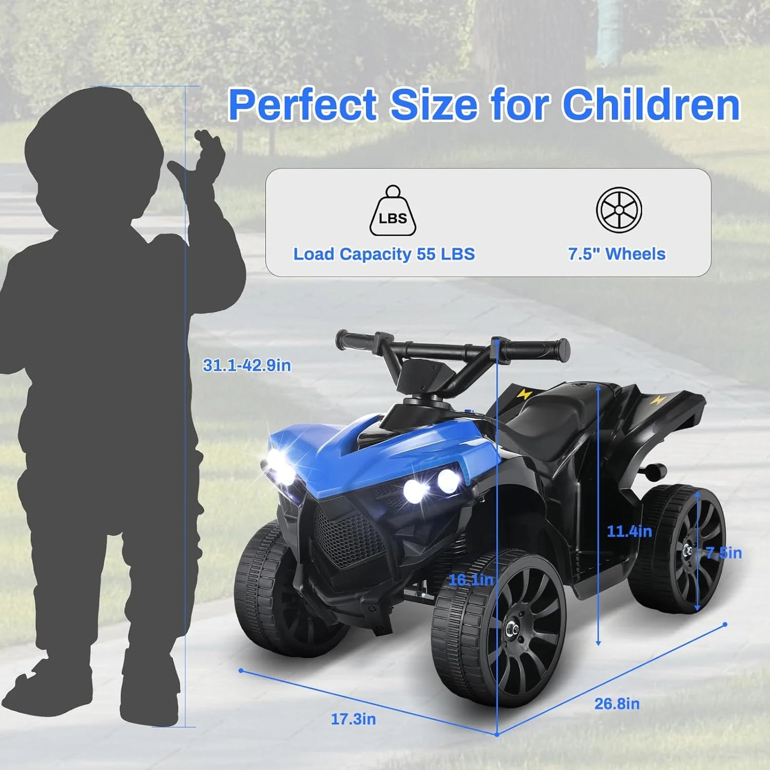 Lazy Buddy 6V Children’s Ride-On Car XB-8118