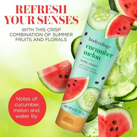 Bodycology Cucumber Melon Body Cream 8oz