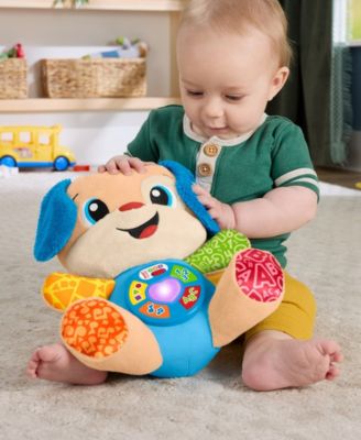 Fisher-Price Laugh & Learn Smart Stages Puppy – Musical Plush Toy (6+ Months)