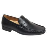 Marco Ferrara Edward-3 Men Slip on round Toe Wedge Shoe-Black