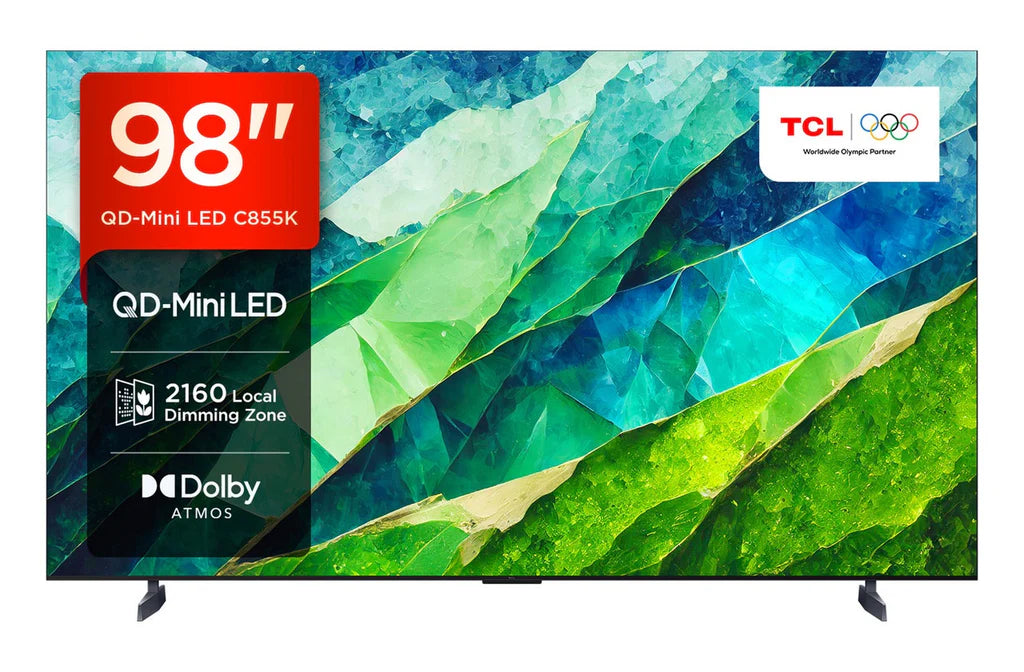 TCL 98" Q55K Series 4K UHD HDR QLED Smart TV – Ultra-Large Screen, Dolby Vision, Google TV, Gaming Ready