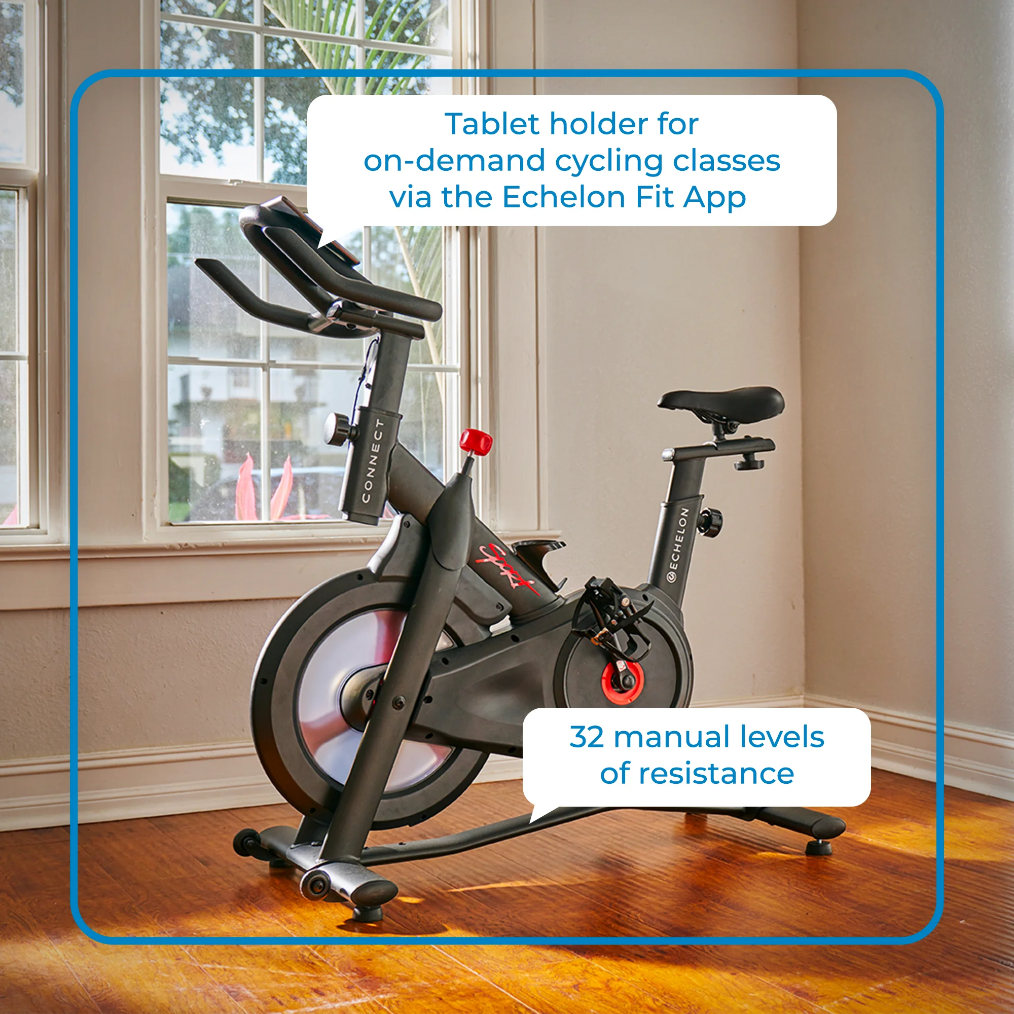 Echelon Connect Sport Indoor Cycling Exercise Bike