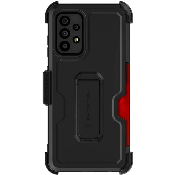 Ghostek Iron Armor Series Galaxy A32 5G Case with Belt Clip – Matte Black Rugged Shockproof Cover