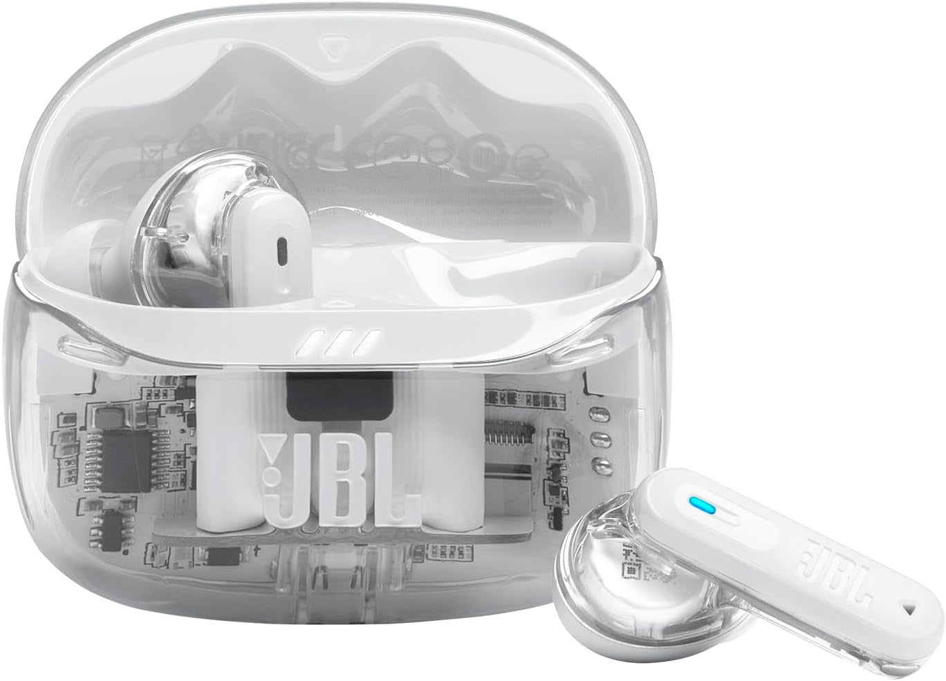 JBL Tune Beam 2 Ghost Edition - True Wireless Noise Cancelling Earbuds - White (JBLTBEAM2GWHTAM)