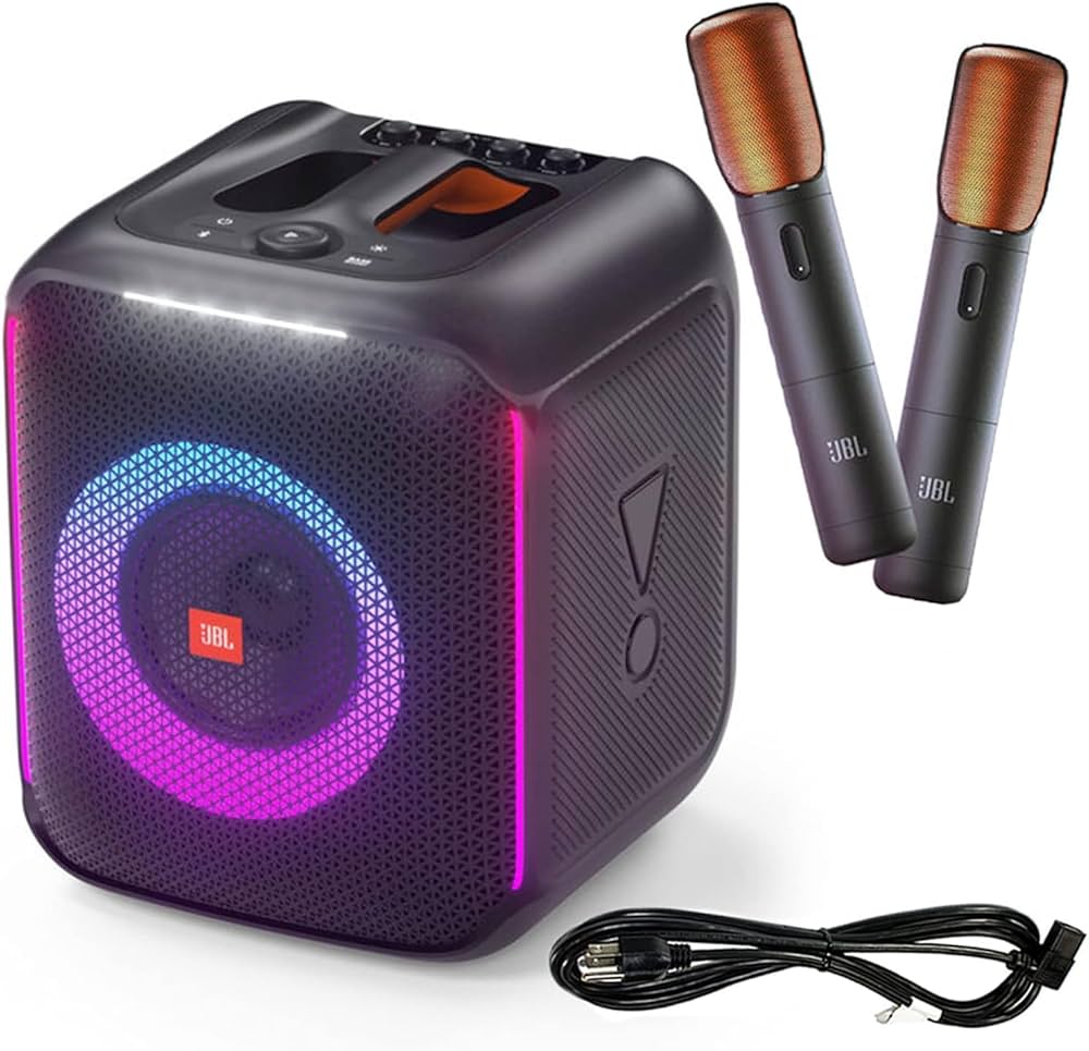 JBL Partybox Encore With 2 Wireless Mics (JBLPBENCORE2MICAM)