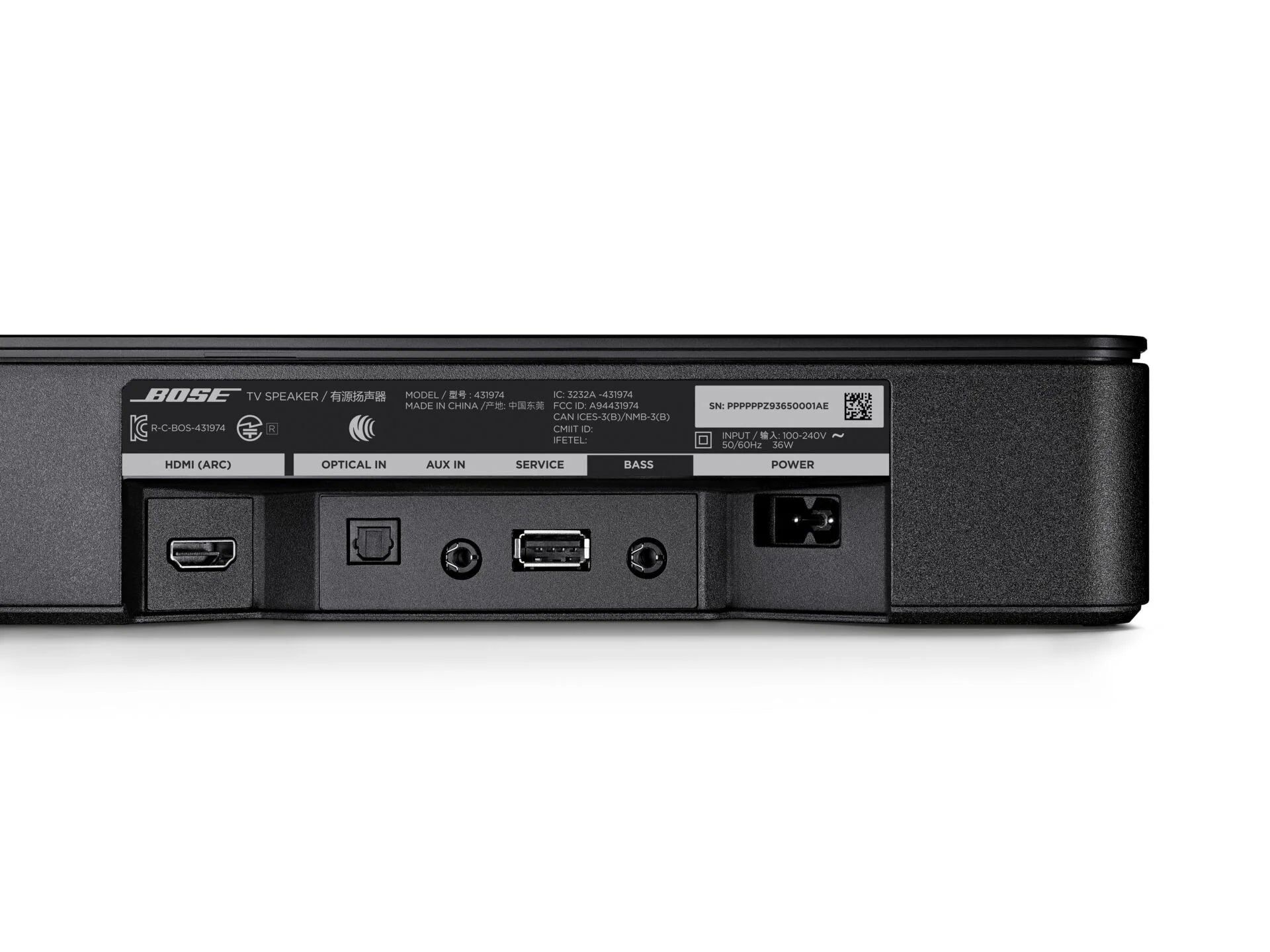 Bose TV Speaker - Soundbar for TV with Bluetooth and HDMI-ARC Connectivity