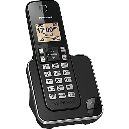 Panasonic KX-TGC352 Expandable Cordless Phone – 2-Handset DECT 6.0 System with Call Block & Backlit Display