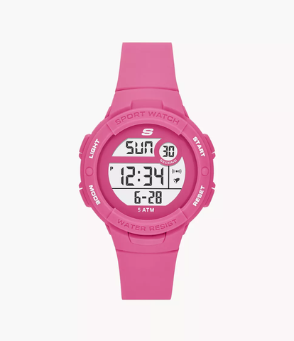 Skechers Crenshaw Women's Digital Chronograph Watch, Pink - SR2131
