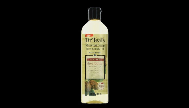 Dr. Teal's Moisturizing Bath Body Oil Ultra Rich Shea Butter Essential Oil 8.8oz