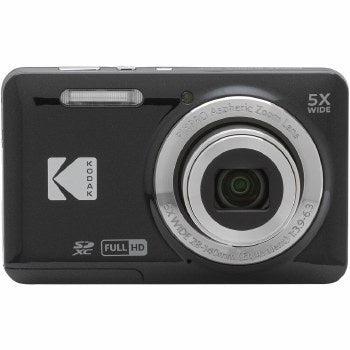 Kodak PIXPRO FZ55 Digital Camera Black – 16MP Compact Camera with 5X Optical Zoom
