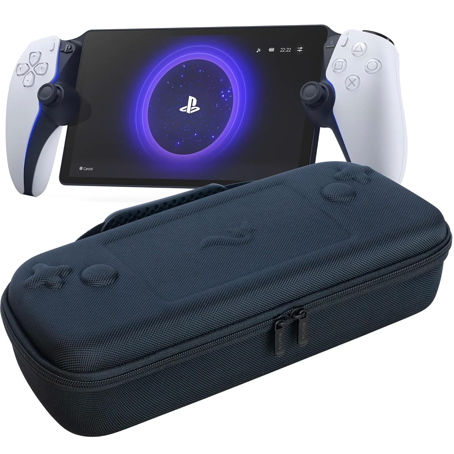 Playstation Portal Remote Player, Portable Hard Case for PS Portal - (Black)
