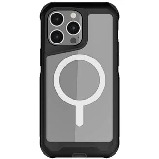 Ghostek ATOMIC Slim Black MagSafe Case for iPhone 14 Pro – Metal Shockproof Protective Cover