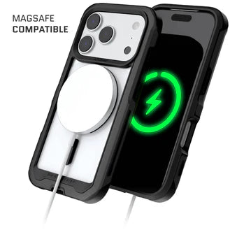 Ghostek ATOMIC Aluminum MagSafe Case for iPhone 17 Pro – Black Rugged Shockproof Protective Cover