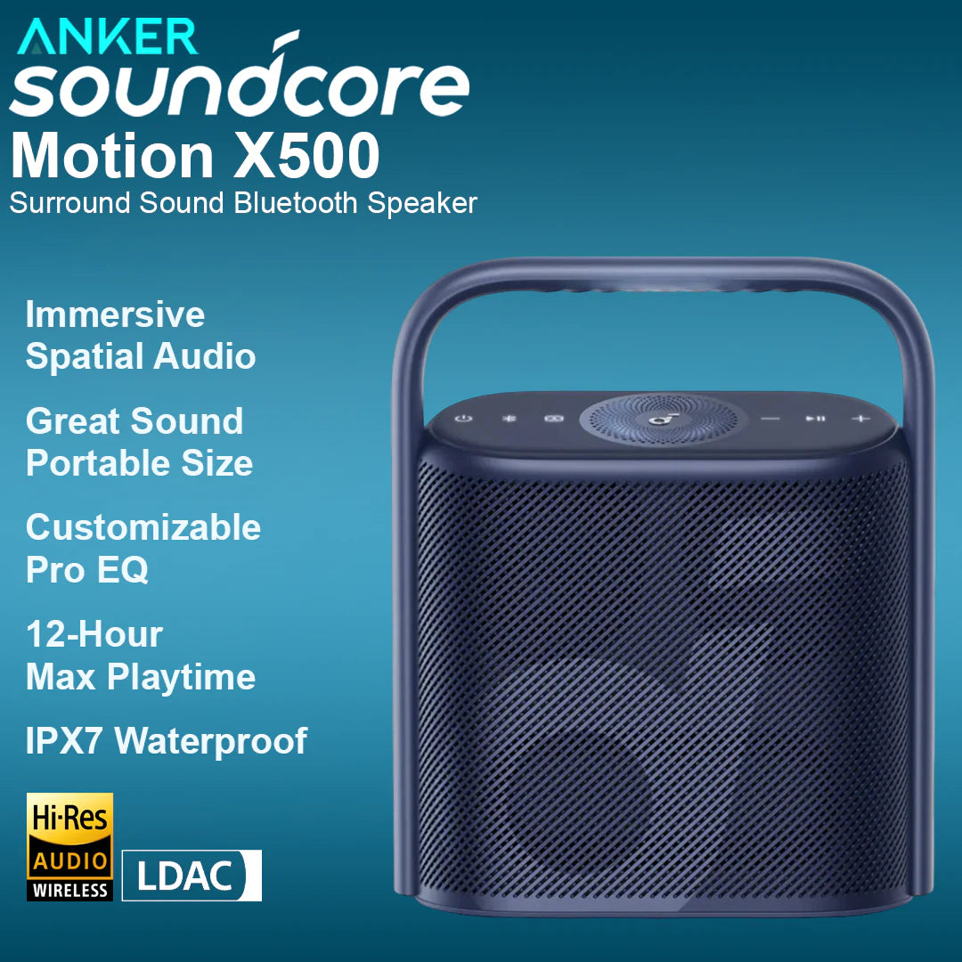 Anker Soundcore Motion X500 Bluetooth Speaker with Spatial Audio