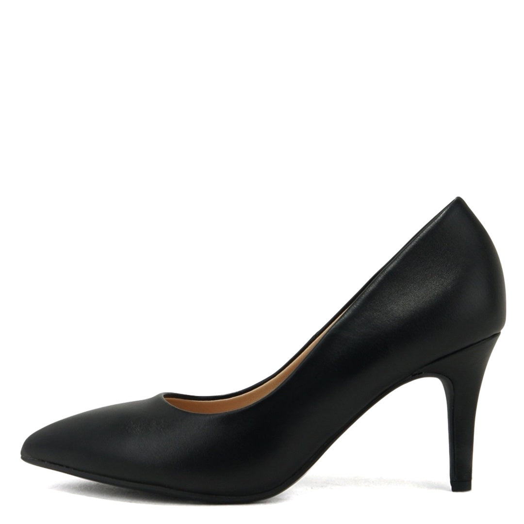 City Classified Comfort Coen-S-Black Patent Woman Dress Shoe