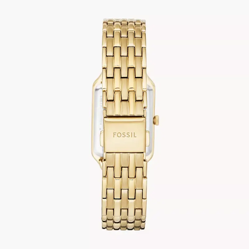 Fossil ES5220 Raquel Date Silver Dial Gold-tone Ladies