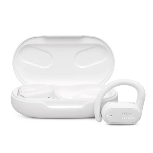 JBL SoundGear Sense Hybrid Open-Ear headphones W/ a detachable neckband (White) (JBLSNDGEARSNSWH)