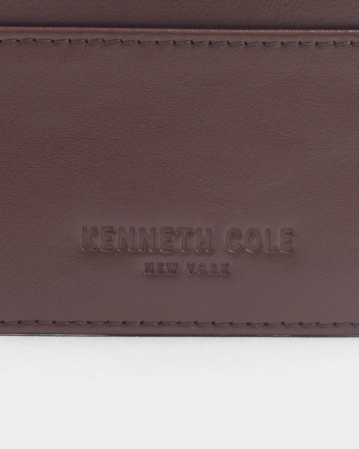 Kenneth Cole Men’s Leather Card Holder KCM1303WFH Slim Wallet Tarjetero de Cuero