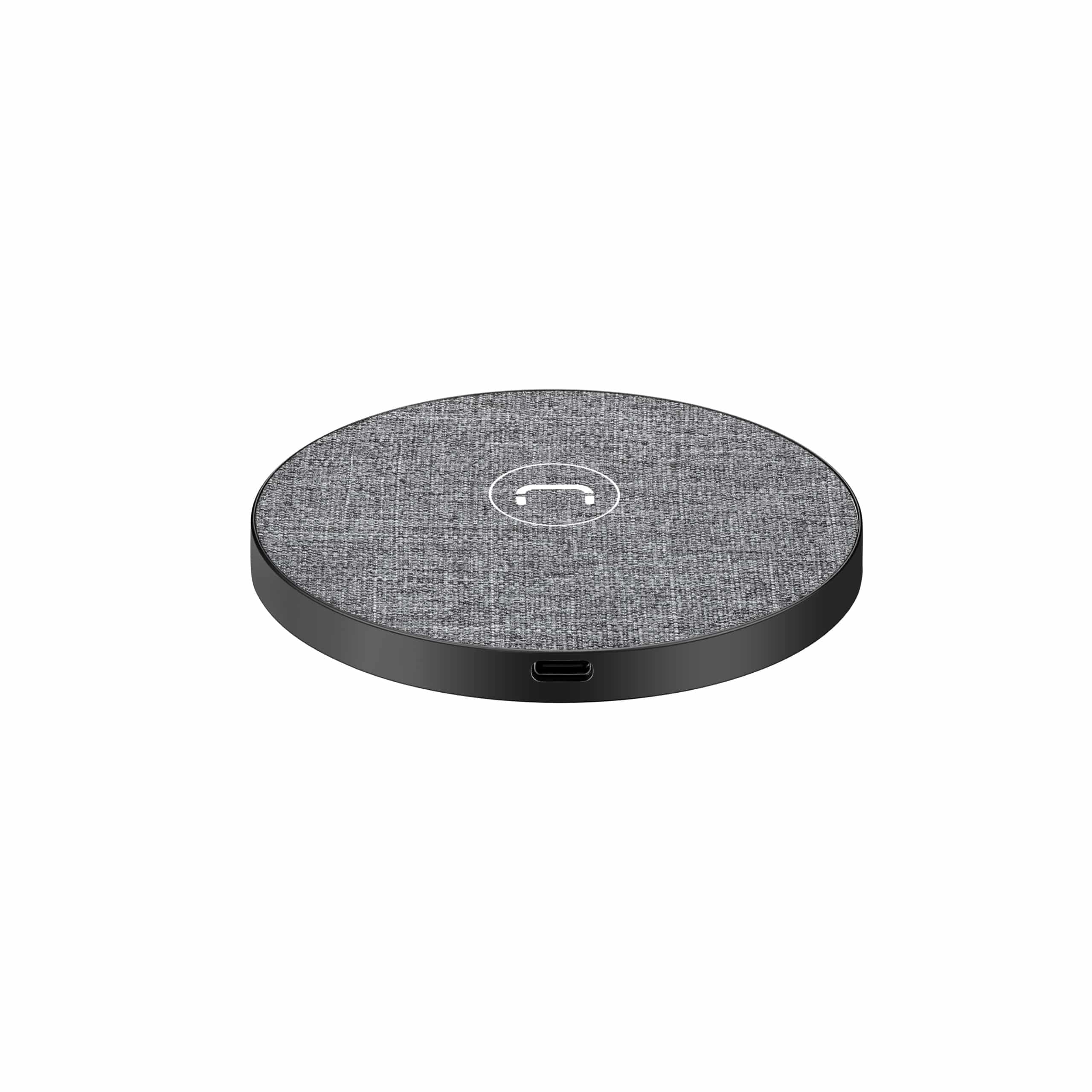 Unno Tekno ChargePro 15W Wireless Charging Puck PW5117BK Fast Qi Charging Pad