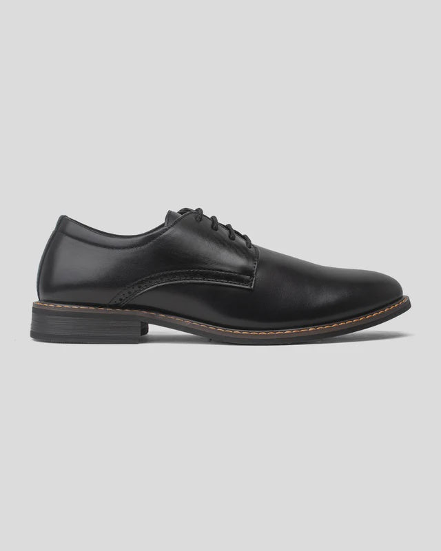 Kenneth Cole Reaction RSM4727AM Anders Men's Derby Lace-Up Dress Shoes Black