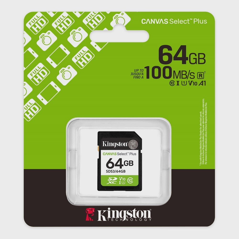 Kingston Kingston Canvas G3 micro SDXC Memory Card 64GB