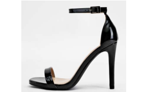 My Delicious Jaiden Black Patent Dress Sandal
