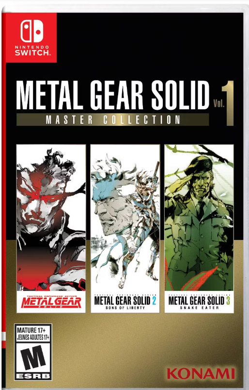 Nintendo Switch Metal Gear Solid Master Collection Vol. 1 Stealth Action Game