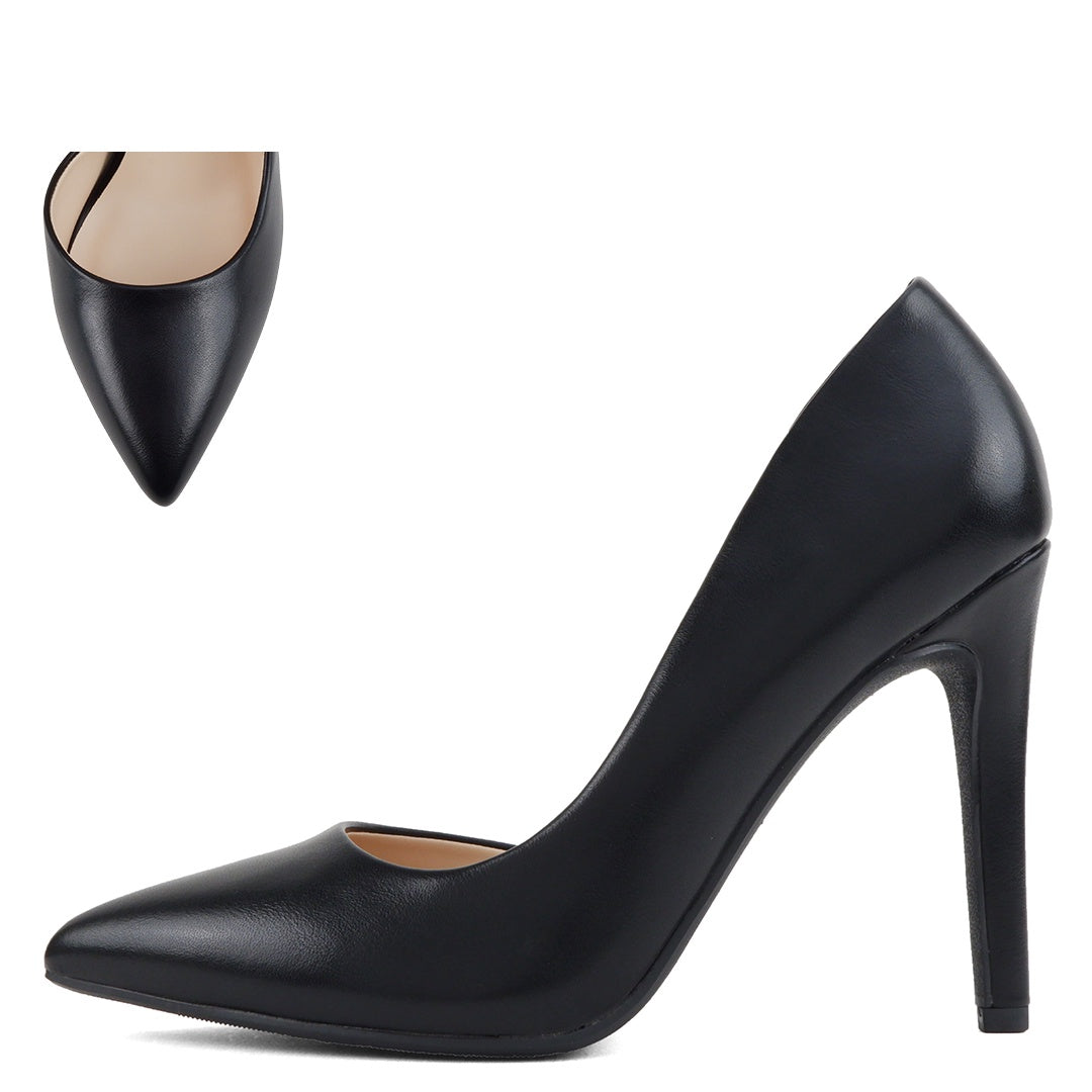 Soda Zoom Black PU Dress Shoes