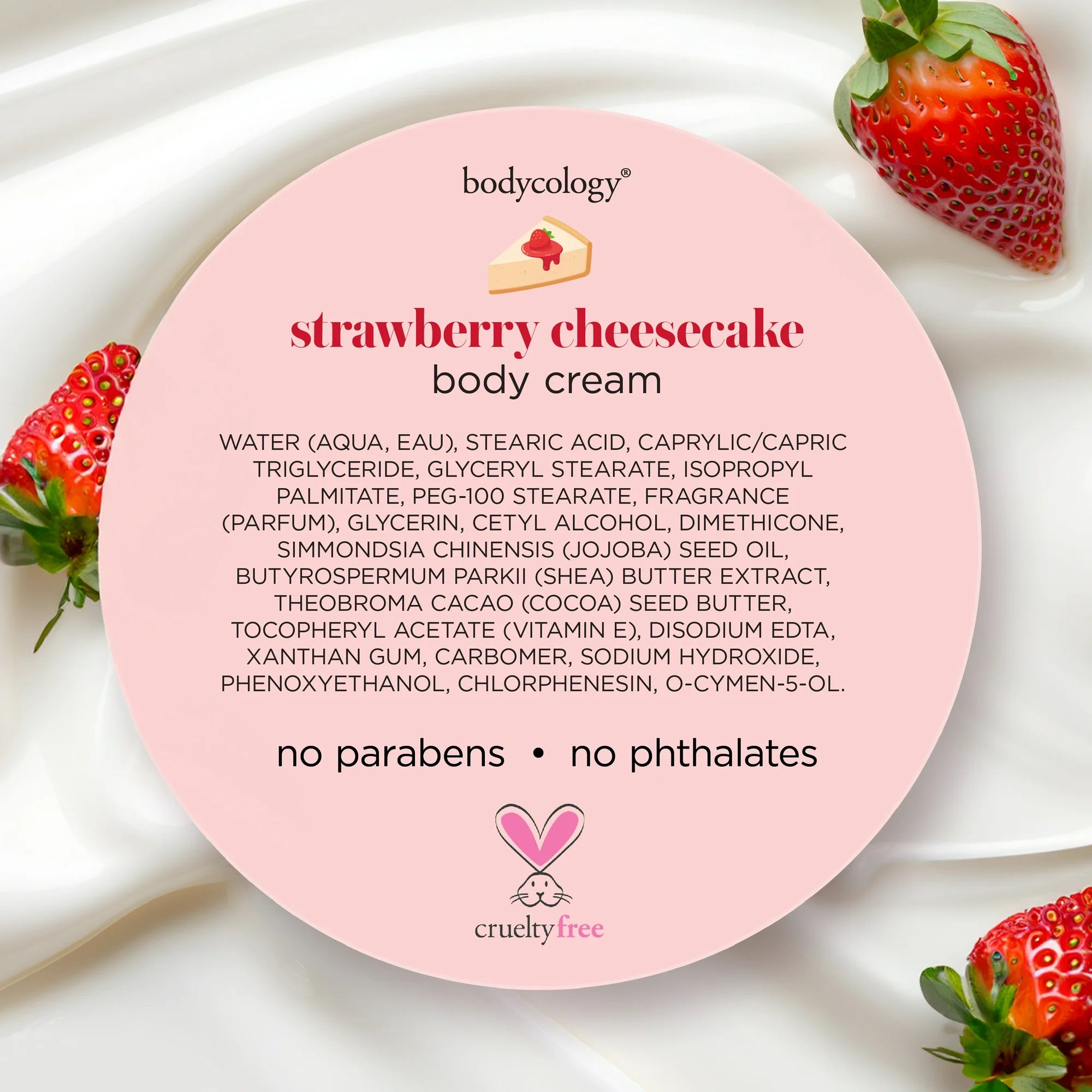 Bodycology Strawberry Cheesecake Body Cream 8oz