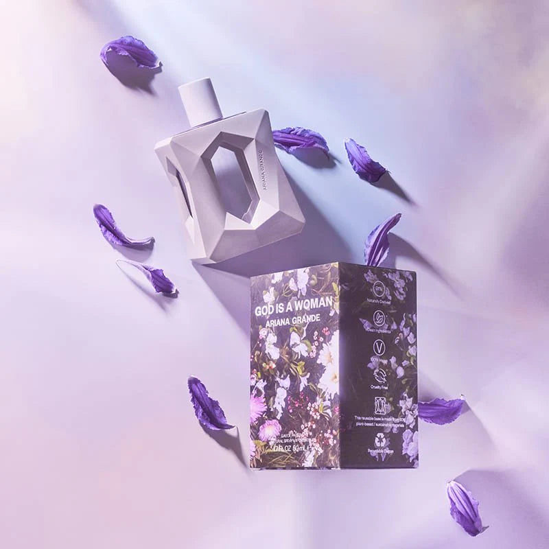 Ariana Grande God Is A Woman Eau de Parfum 100ml for Women – Fruity Musky Pear Perfume Long Lasting
