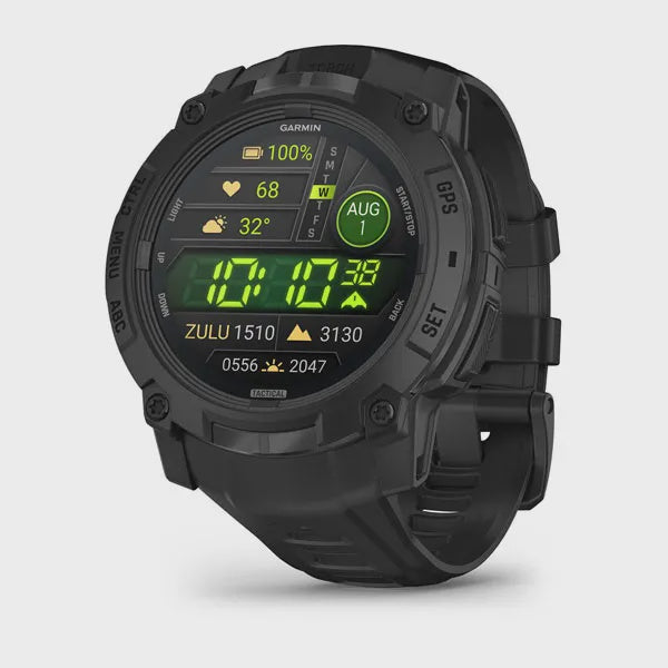 Garmin Instinct 3 50mm AMOLED Tactical Smart Watch Black (010-03020-50)