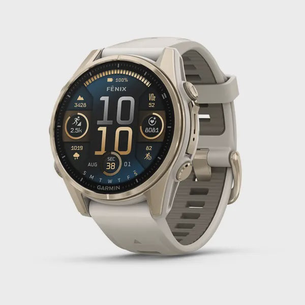 Garmin Fēnix 8 – 43 mm, (010-02903-10)Amoled Sapphire Gold