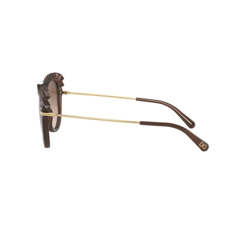 Dolce & Gabbana 0DG6135 315913 Women Transparent Brown Sunglass