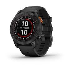 Garmin Fenix 7 Pro Solar, Glass Slt Gry Ss W/Blk (010-02777-02)