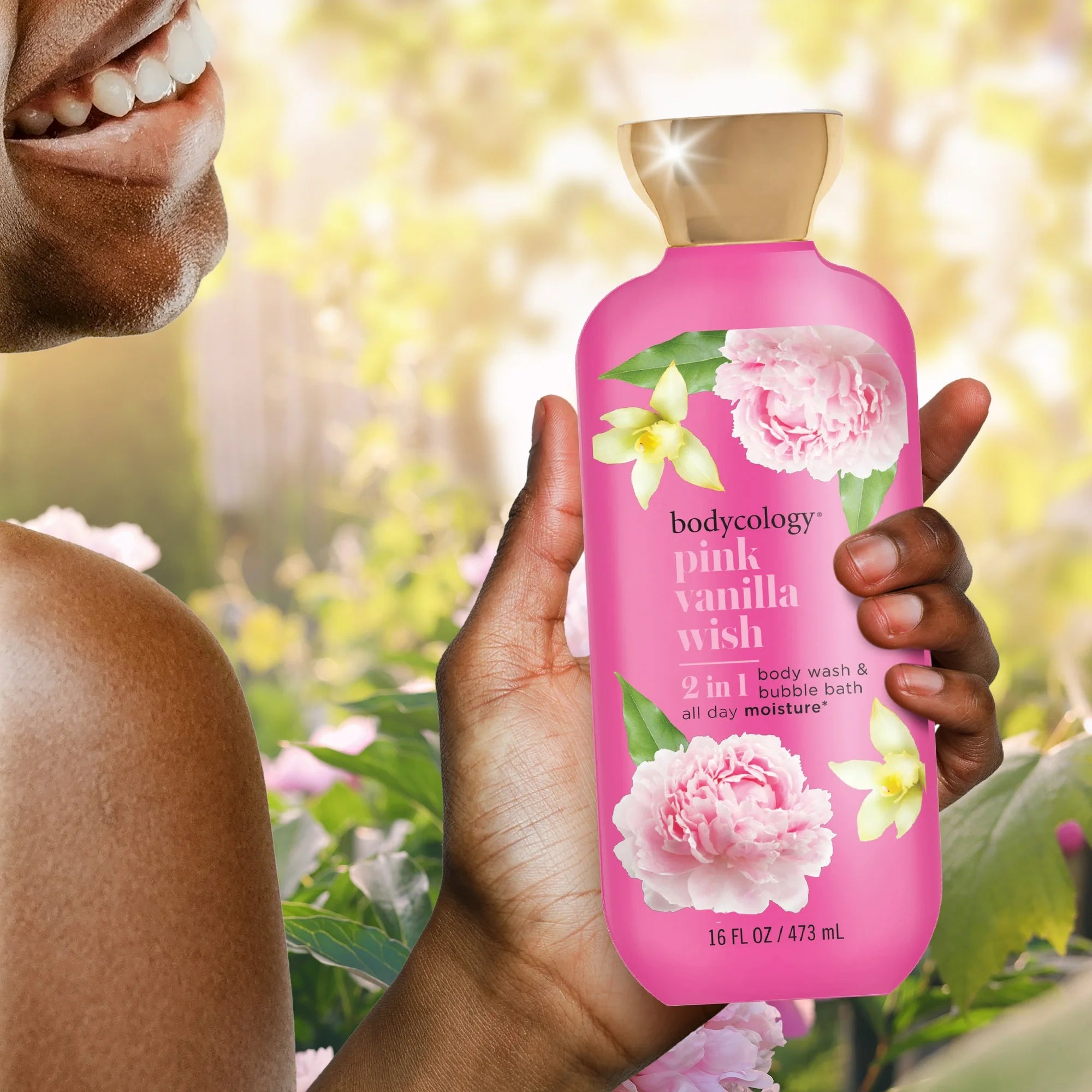 Bodycology Pink Vanilla 2in1 Body Wash 16oz