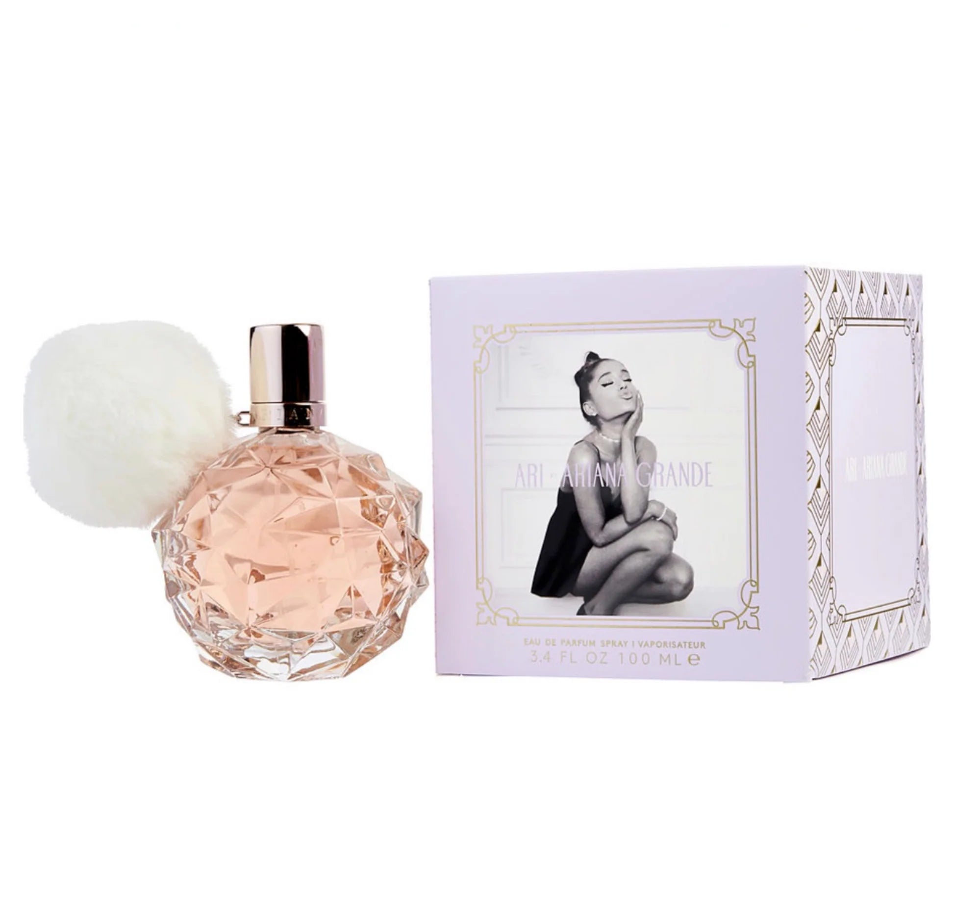 Ariana Grande Ari Eau de Parfum 100ml for Women – Sweet Fruity Floral Marshmallow Perfume Long Lasting