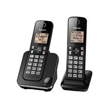 Panasonic KX-TGC352 Expandable Cordless Phone – 2-Handset DECT 6.0 System with Call Block & Backlit Display