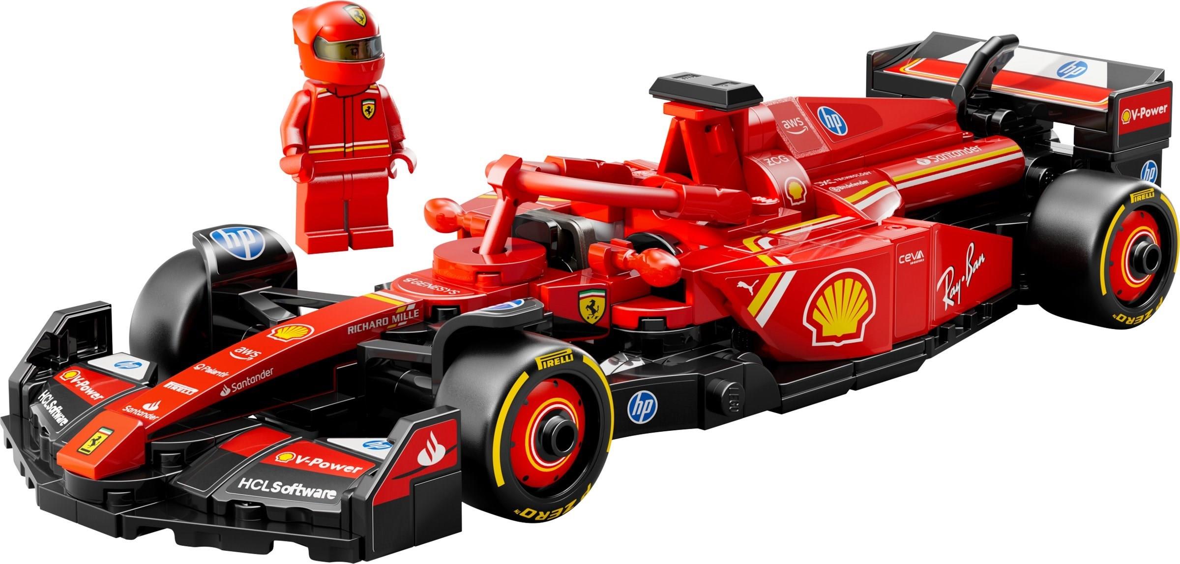 Lego Speed Champions Ferrari SF-24 F1 Race Car Toys 77242