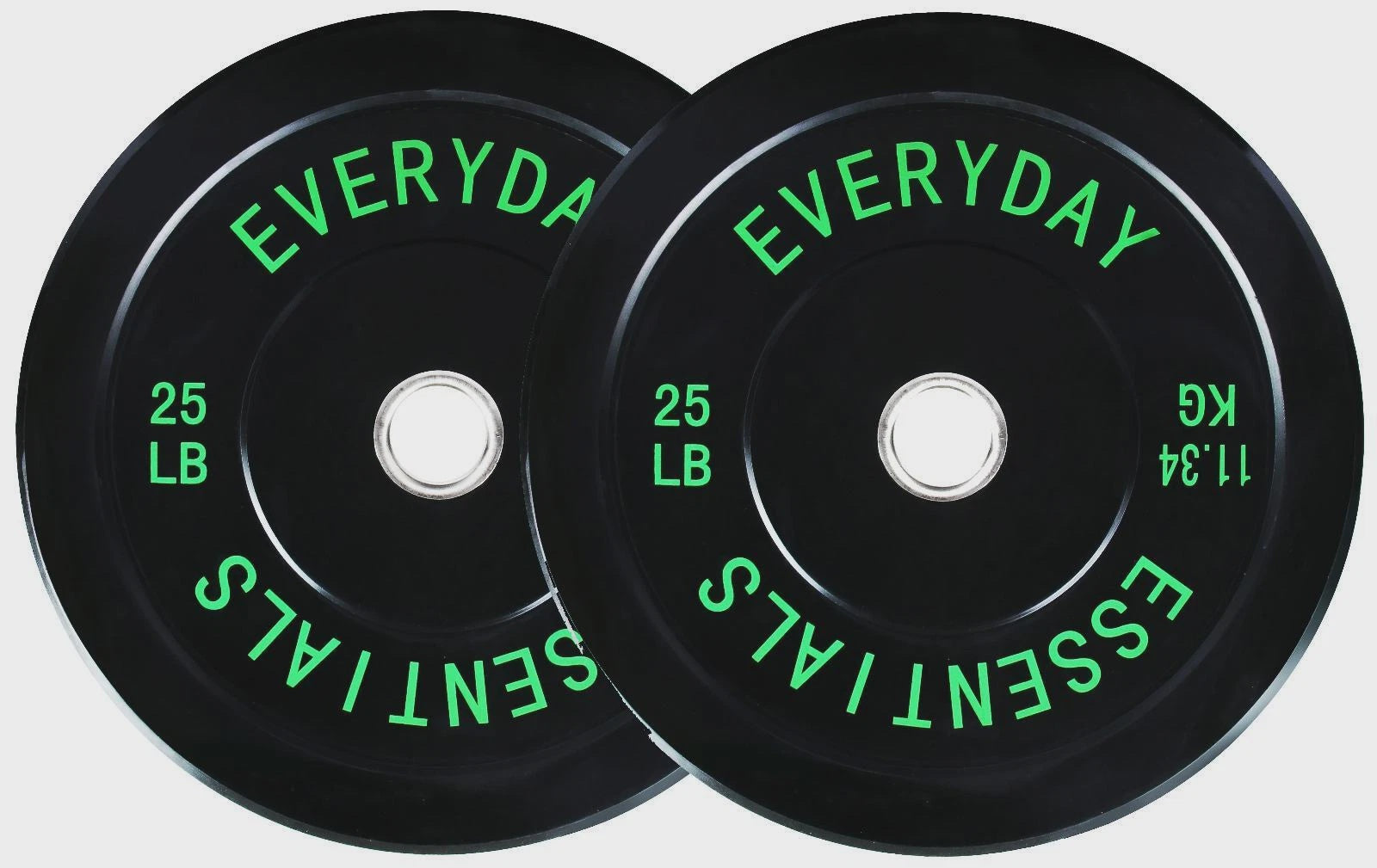 BalanceFrom Classic Cast Iron Weight Plates – 2 × 25 lb