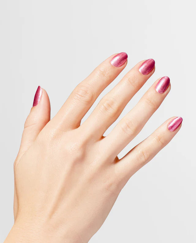 OPI Infinite Shine Shined, Sealed, Delivered 15ml – Long-Lasting Berry Pink Shimmer Nail Polish with Gel-Like Shine