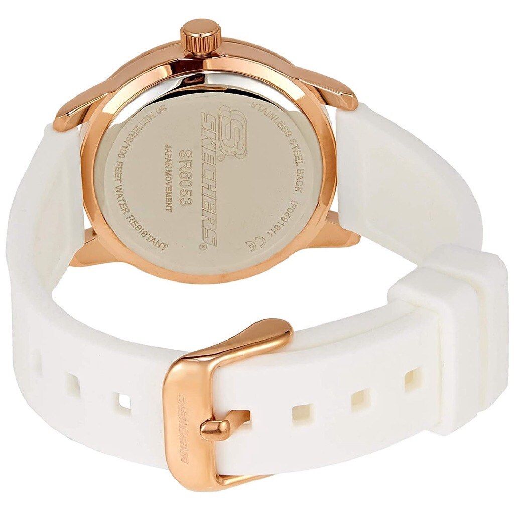Skechers Women's Redondo Metal and Silicone Watch- SR6053