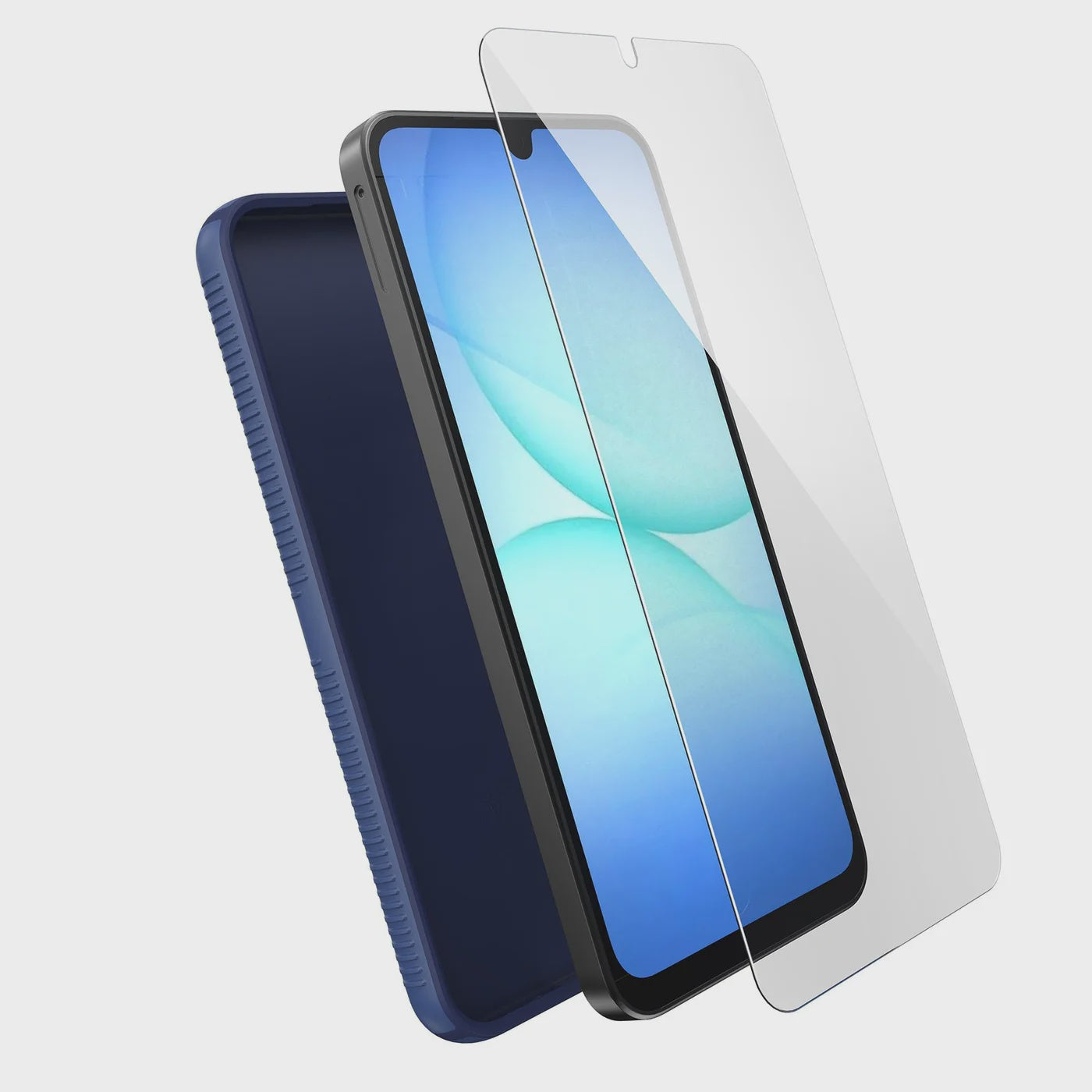 : Quikcell Speck Impact Hero Grip Case + Glass Bundle for Samsung Galaxy A17 5G – True Blue/Fresh Indigo