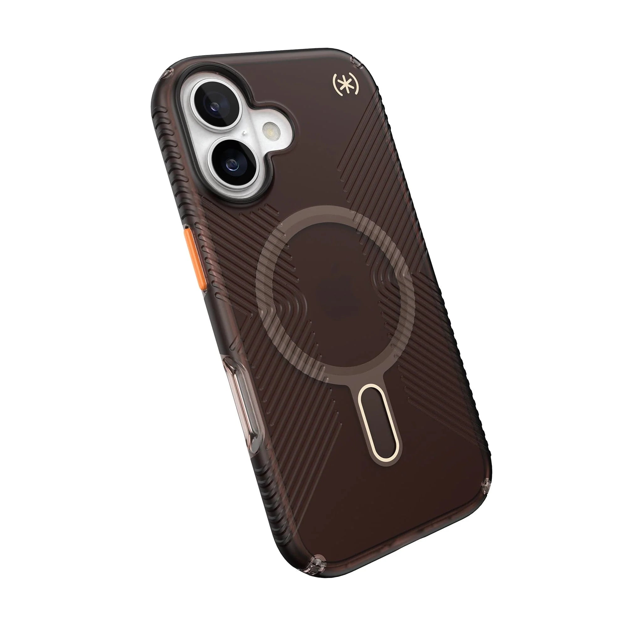 Quikcell Speck Presidio Lux Grip Case for Apple iPhone 17 – Matte Orange Luxury Protective Cover