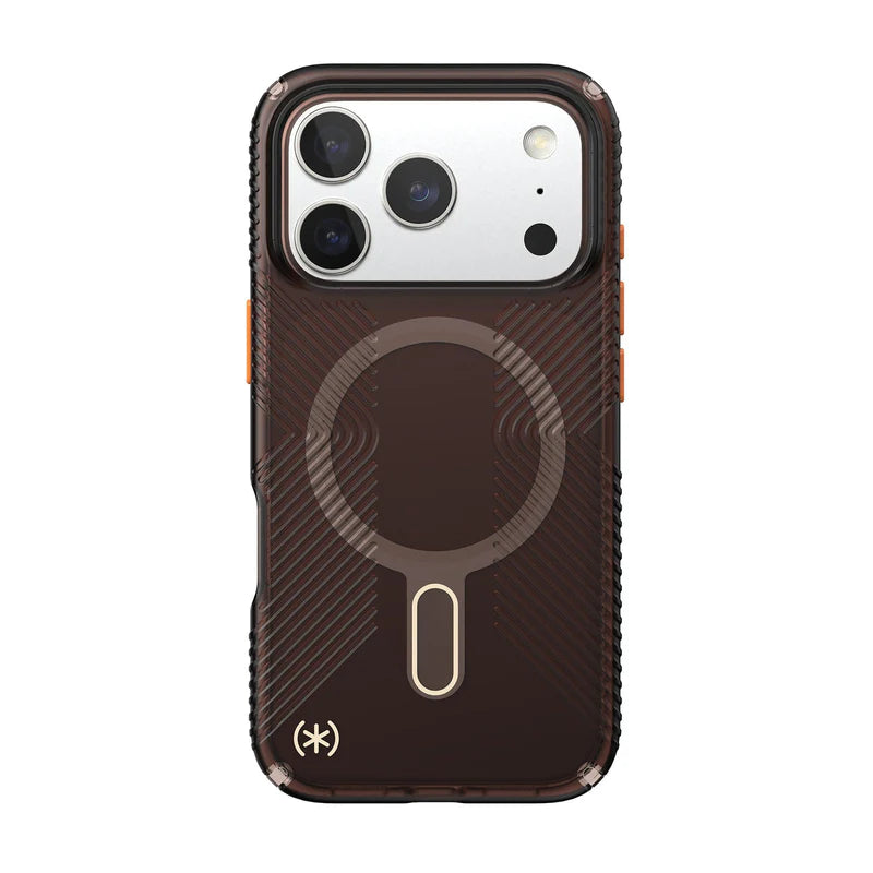 Quikcell Speck Presidio Lux Grip Case for Apple iPhone 17 Pro Max – Matte Orange Luxury Protective Cover