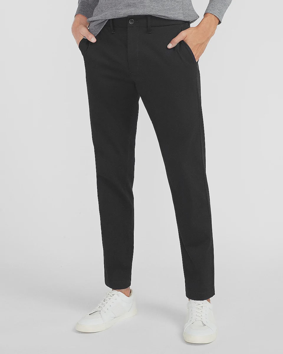Express- Slim Temp Control Hyper Stretch Chino-Black