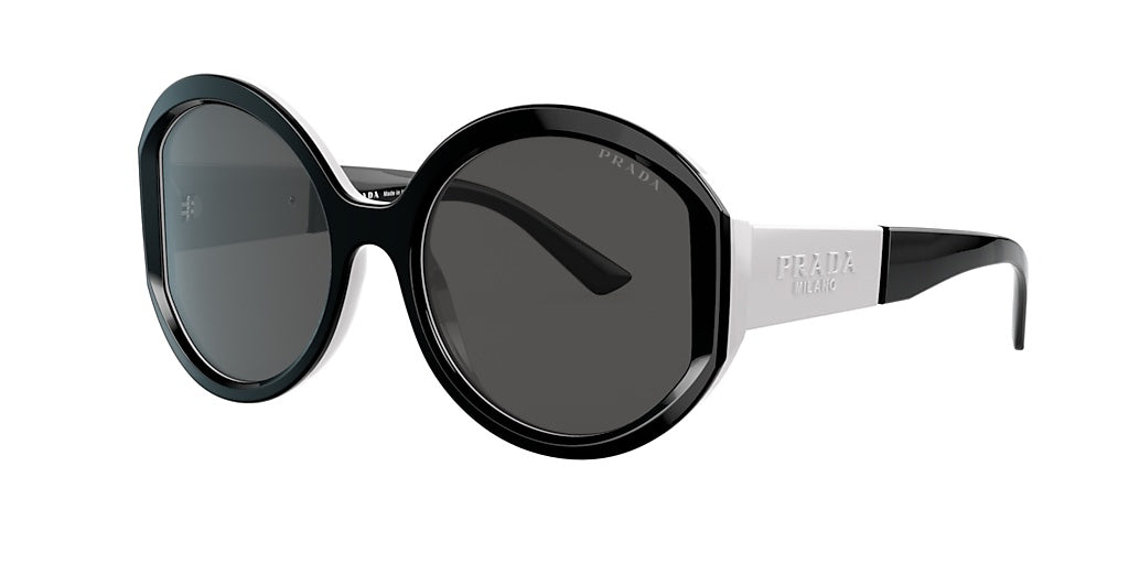 Prada / 0PR 22XS / Black & White with Dark Grey Sunglaass