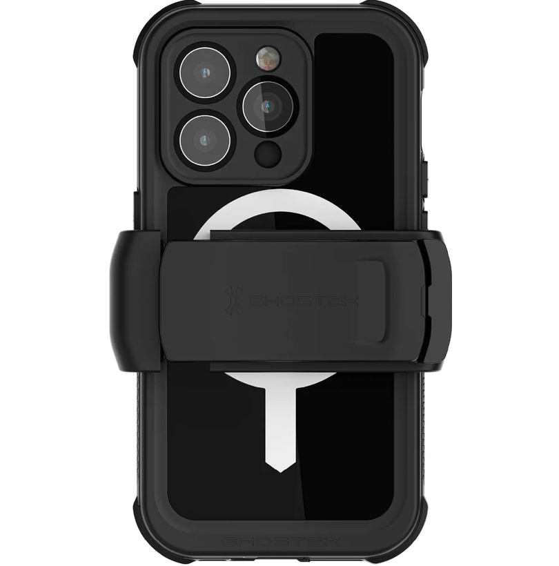 Ghostek Nautical 4th Gen Case for iPhone 14 Pro – Black Waterproof Shockproof Protective Cover