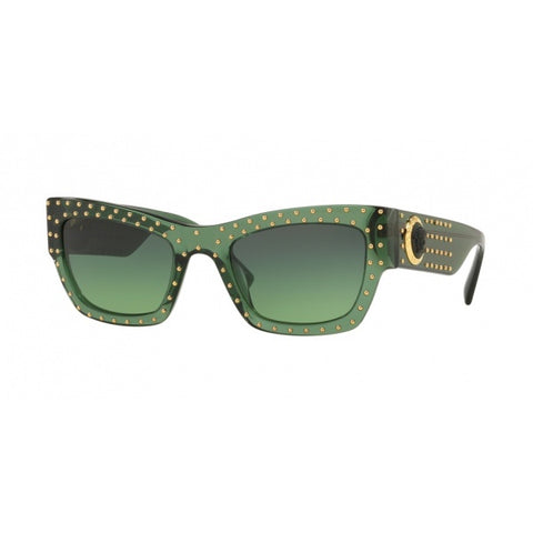 Versace VE4358 51442A Women Green Frame With Green Lens Sunglass-GL